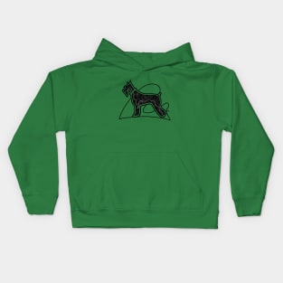 Schnauzer Dog Kids Hoodie